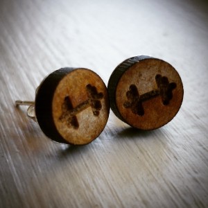 Dumbbell Earrings