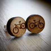 Mountain Bike Earrings