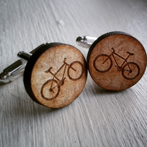 Mountain Bike Cufflinks