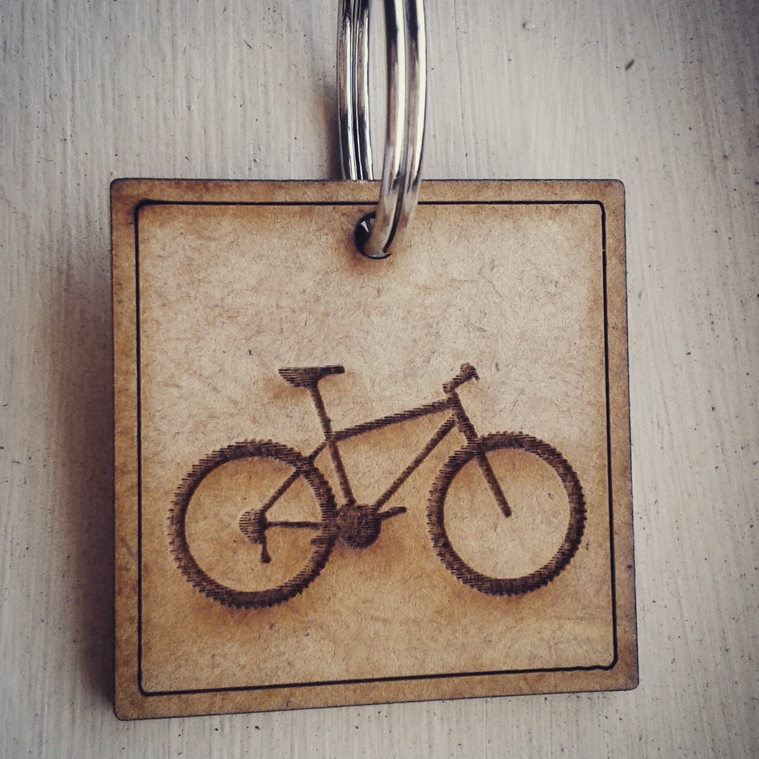 Mountain Bike Keyring Inspired With Charm