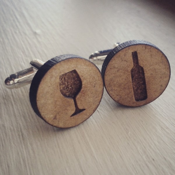 Wine Glass & Bottle Earrings