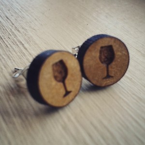 Wine Glass Earrings