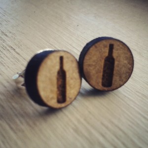 Wine Bottle Earrings