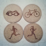 Triathlon Coasters